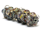 10408921 - Six Purple & Blue Rondelle Beads