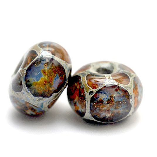 10412201 - Seven Nature's Wonder Rondelle Beads