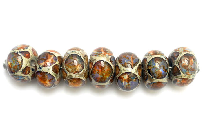 grace lampwork beads artisan handmade glass beads SRA
