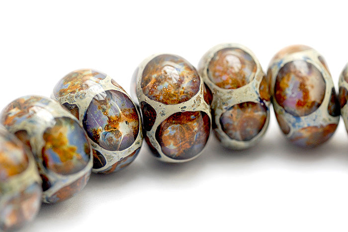 grace lampwork beads artisan handmade glass beads SRA