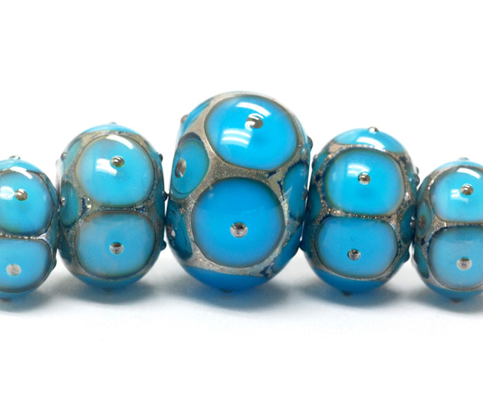 grace lampwork beads artisan handmade glass beads SRA