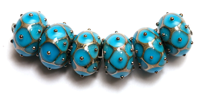 grace lampwork beads artisan handmade glass beads SRA