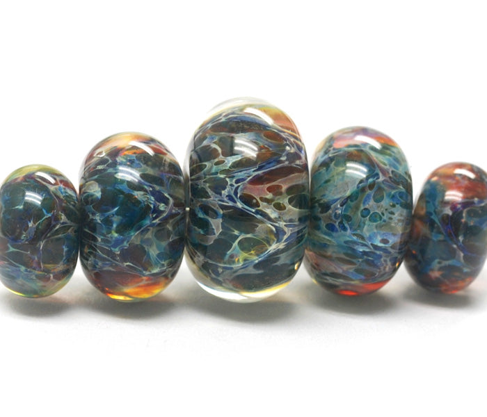 grace lampwork beads artisan handmade glass beads SRA