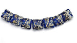 10410004 - Seven Cobalt Treasure Pillow Beads
