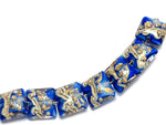 10410004 - Seven Cobalt Treasure Pillow Beads
