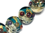 grace lampwork beads artisan handmade glass beads SRA