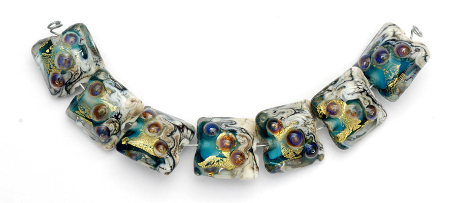 10410404 - Seven Teal Treasure II Pillow Beads