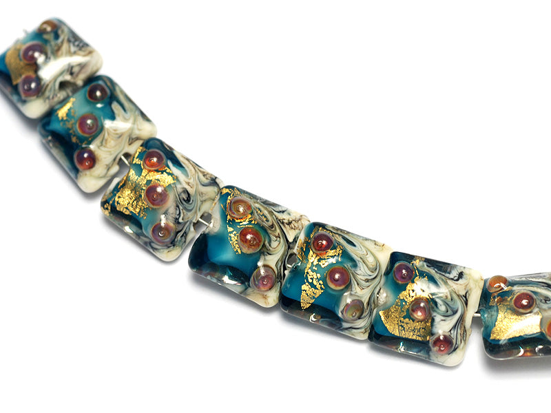 10410404 - Seven Teal Treasure II Pillow Beads