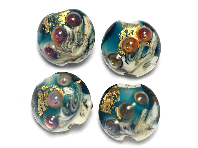 grace lampwork beads artisan handmade glass beads SRA