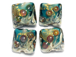 grace lampwork beads artisan handmade glass beads SRA