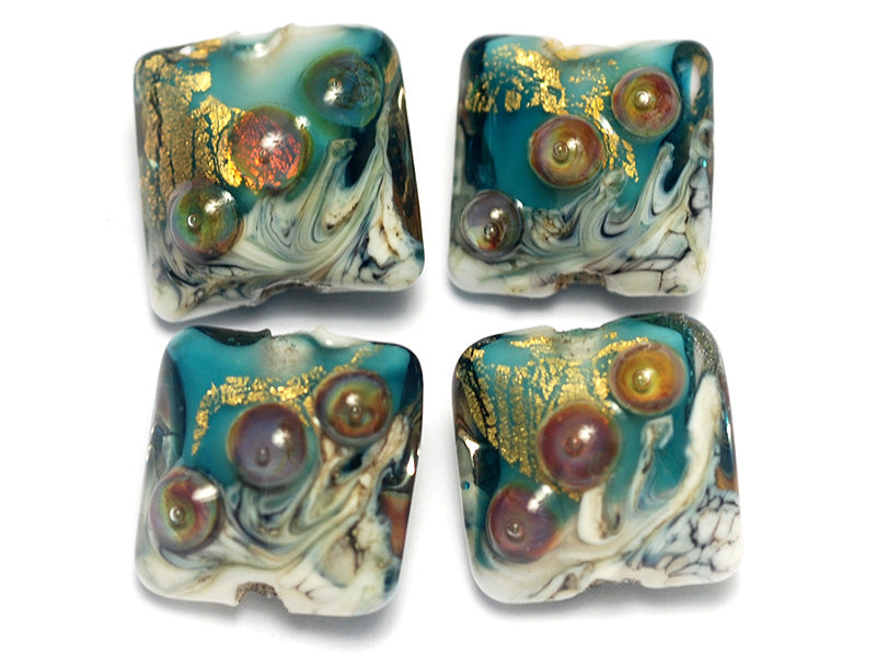 grace lampwork beads artisan handmade glass beads SRA
