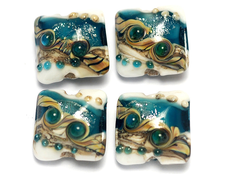 grace lampwork beads artisan handmade glass beads SRA