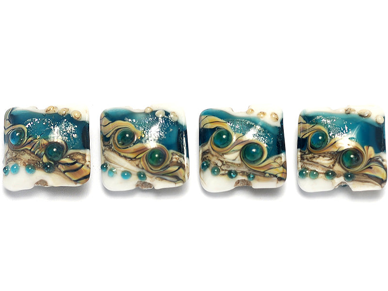 grace lampwork beads artisan handmade glass beads SRA