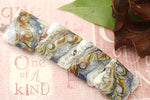 10411014 - Four Sweet Blue Stardust Pillow Beads