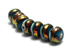 10411501 - Seven Romantic Isle Waves Rondelle Beads