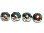 10411512 - Four Romantic Isle Waves Lentil Beads
