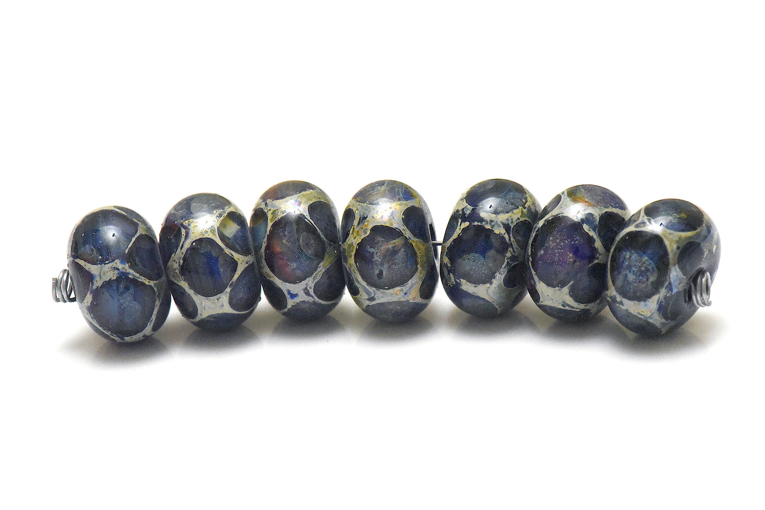10412201 - Seven Nature's Wonder Rondelle Beads