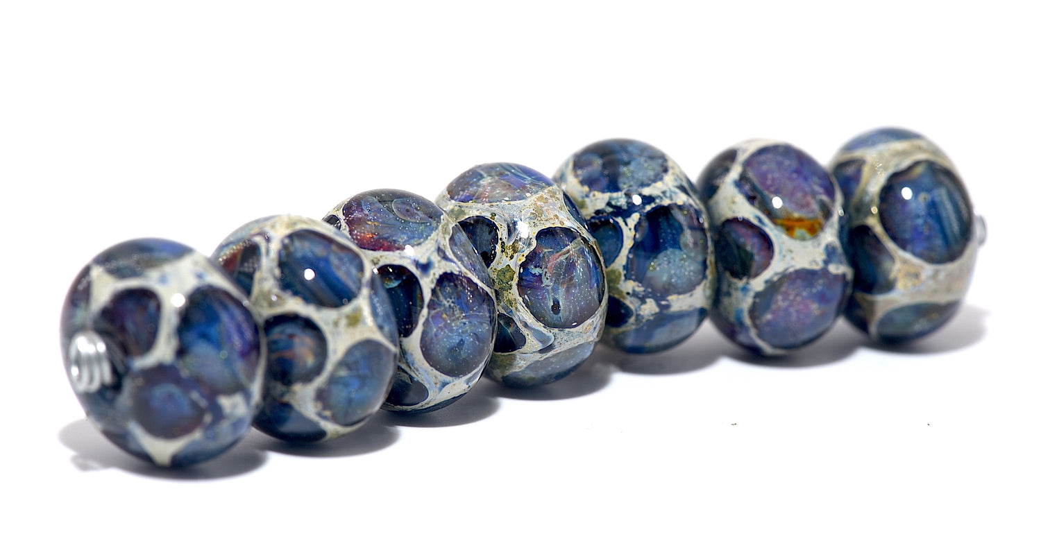 10412201 - Seven Nature's Wonder Rondelle Beads