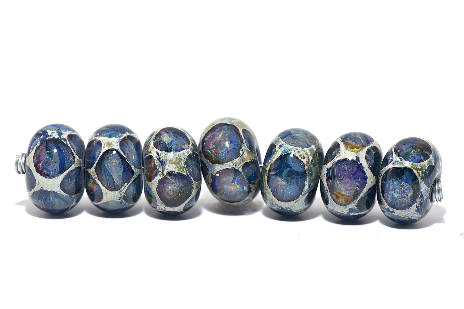 10412201 - Seven Nature's Wonder Rondelle Beads