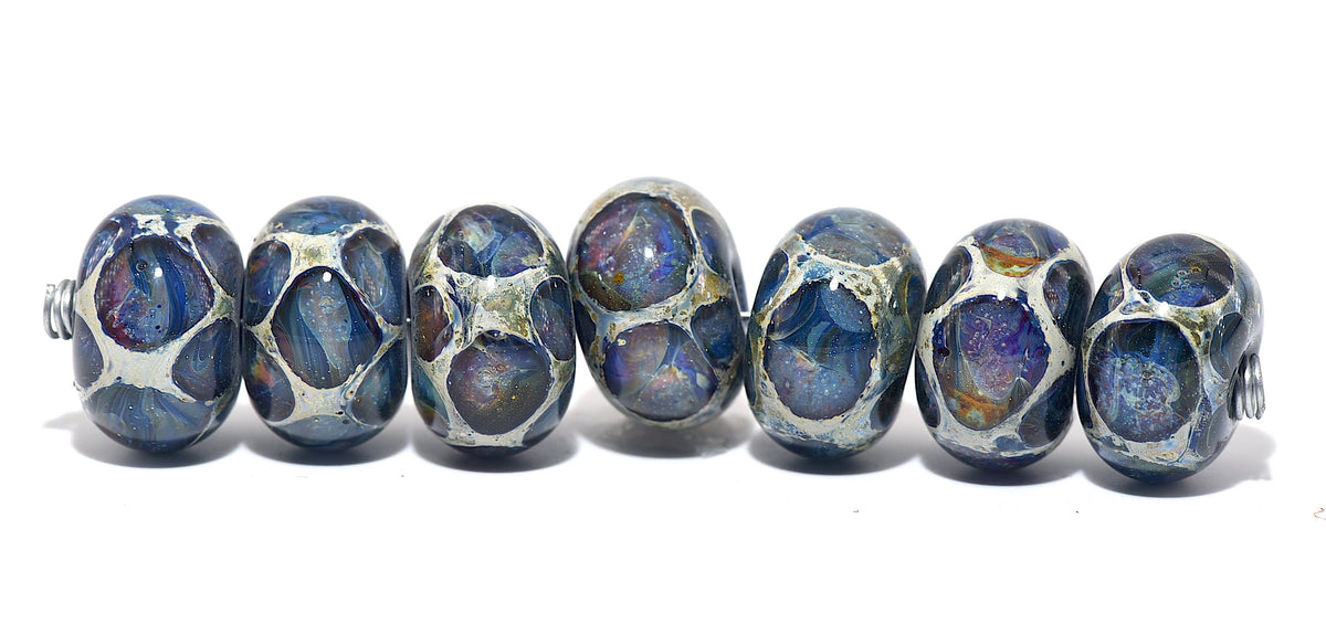 10 Red Evil Eye Beads Lampwork Glass Large Hole Beads – Smileyboy Beads