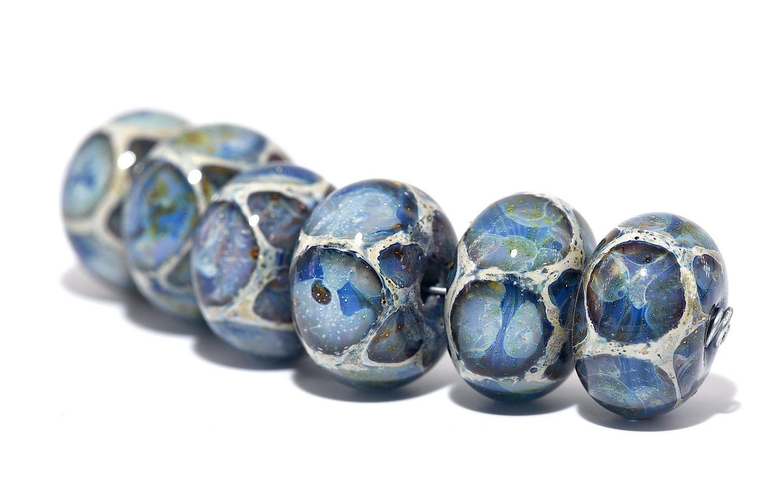 10412221 - Six Nature's Wonder Rondelle Beads