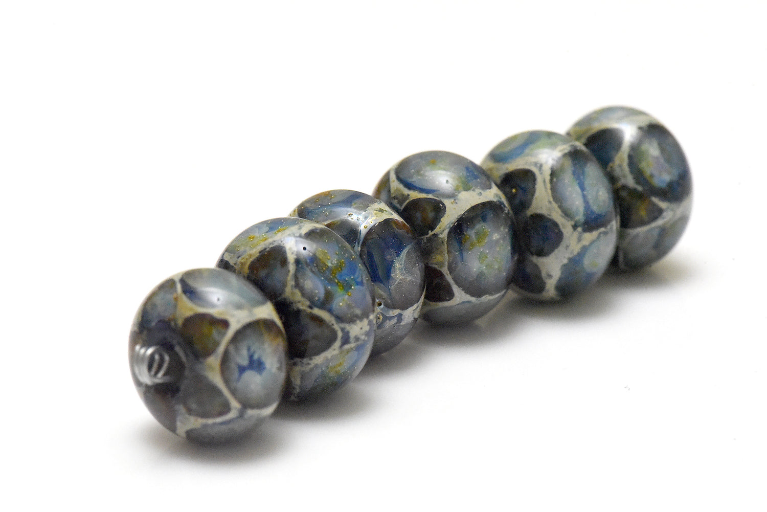 10412221 - Six Nature's Wonder Rondelle Beads