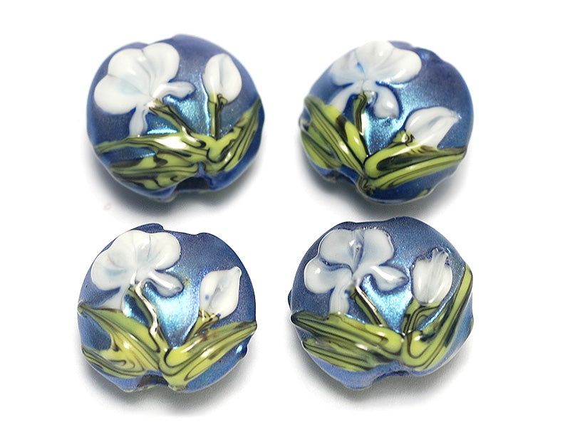 grace lampwork beads artisan handmade glass beads SRA