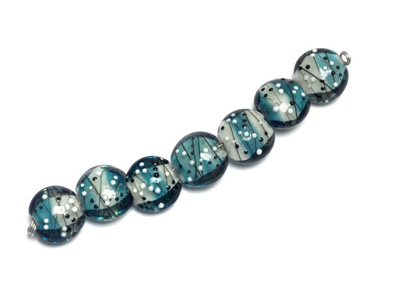 10412502 - Seven Windjammer Party Lentil Beads