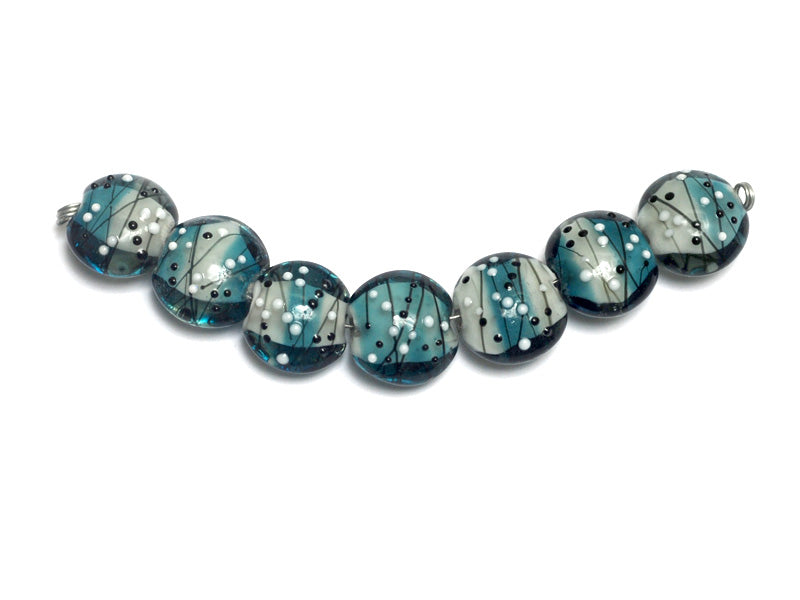 10412502 - Seven Windjammer Party Lentil Beads