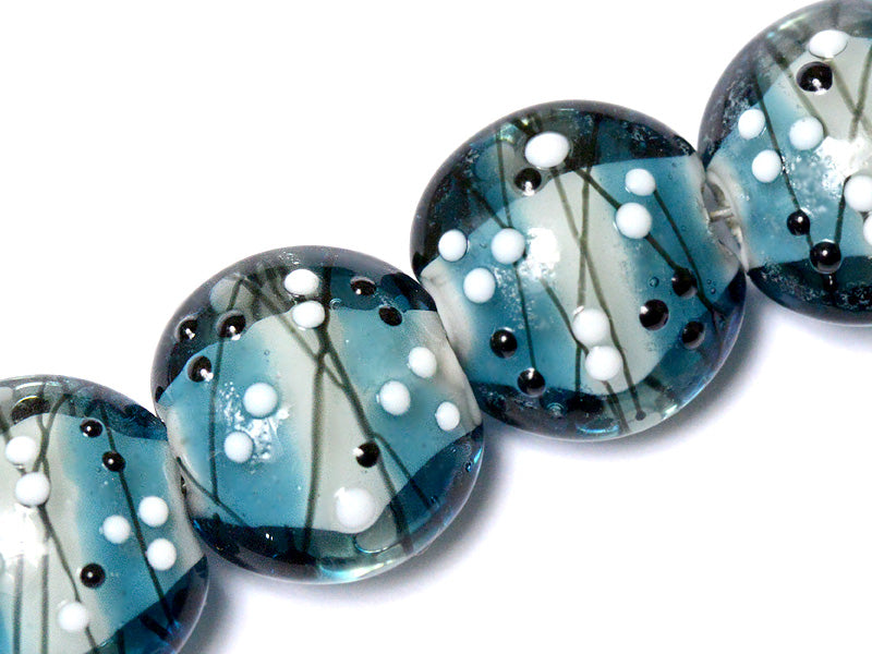 10412512 - Four Windjammer Party Lentil Beads