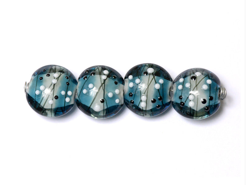 10412512 - Four Windjammer Party Lentil Beads