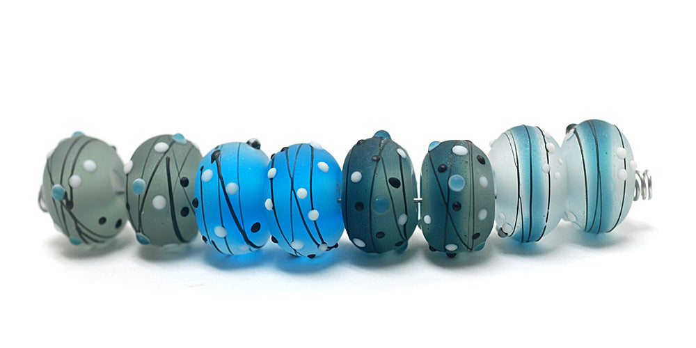 10412541 - Eight Windjammer Party Rondelle Beads