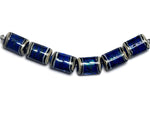 10413003 - Six Sapphire Sea Shimmer Mini Kalera Beads