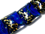 10413014 - Four Sapphire Sea Shimmer Pillow Beads
