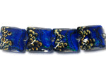10413014 - Four Sapphire Sea Shimmer Pillow Beads