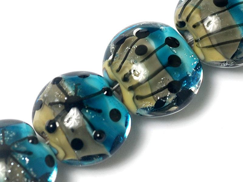 10413112 - Four Ocean Air Lentil Beads
