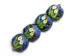 10413312 - Four Calla Lily Lake Lentil Beads