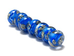 10413601 - Seven Sky Blue Treasures Rondelle Beads