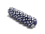 10413801 - Seven Polka Dots on Grape Rondelle Beads