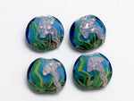 10414312 - Four Sea Jellies Lentil Beads