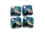 10414514 - Four Howling at the Moon Pillow Beads