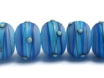 10414701 - Seven Arctic Blast Rondelle Beads