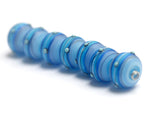 10414701 - Seven Arctic Blast Rondelle Beads