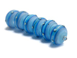 10414721 - Six Arctic Blast Rondelle Beads