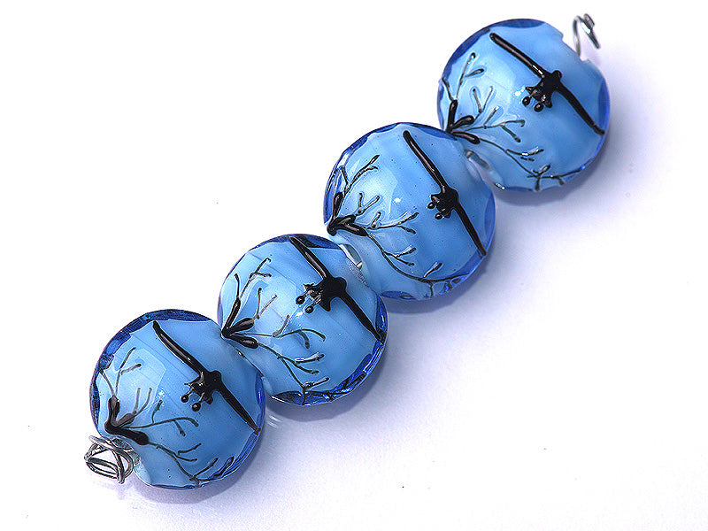 grace lampwork beads artisan handmade glass beads SRA