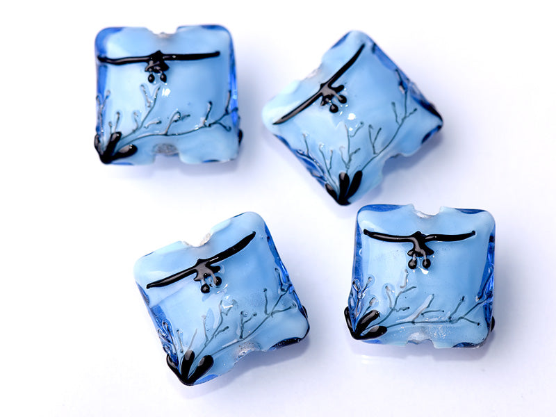 grace lampwork beads artisan handmade glass beads SRA