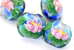 Water Lily Glass Beads