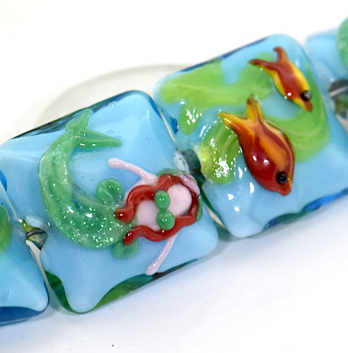 Mermaid Grace Lampwork Beads