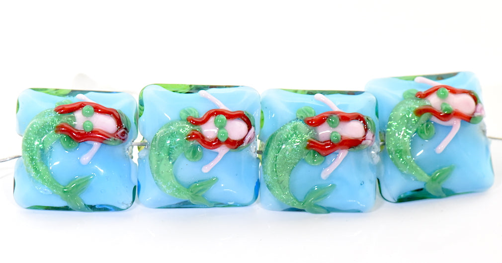 Mermaid Grace Lampwork Beads