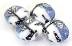 grace lampwork beads artisan handmade glass beads SRA